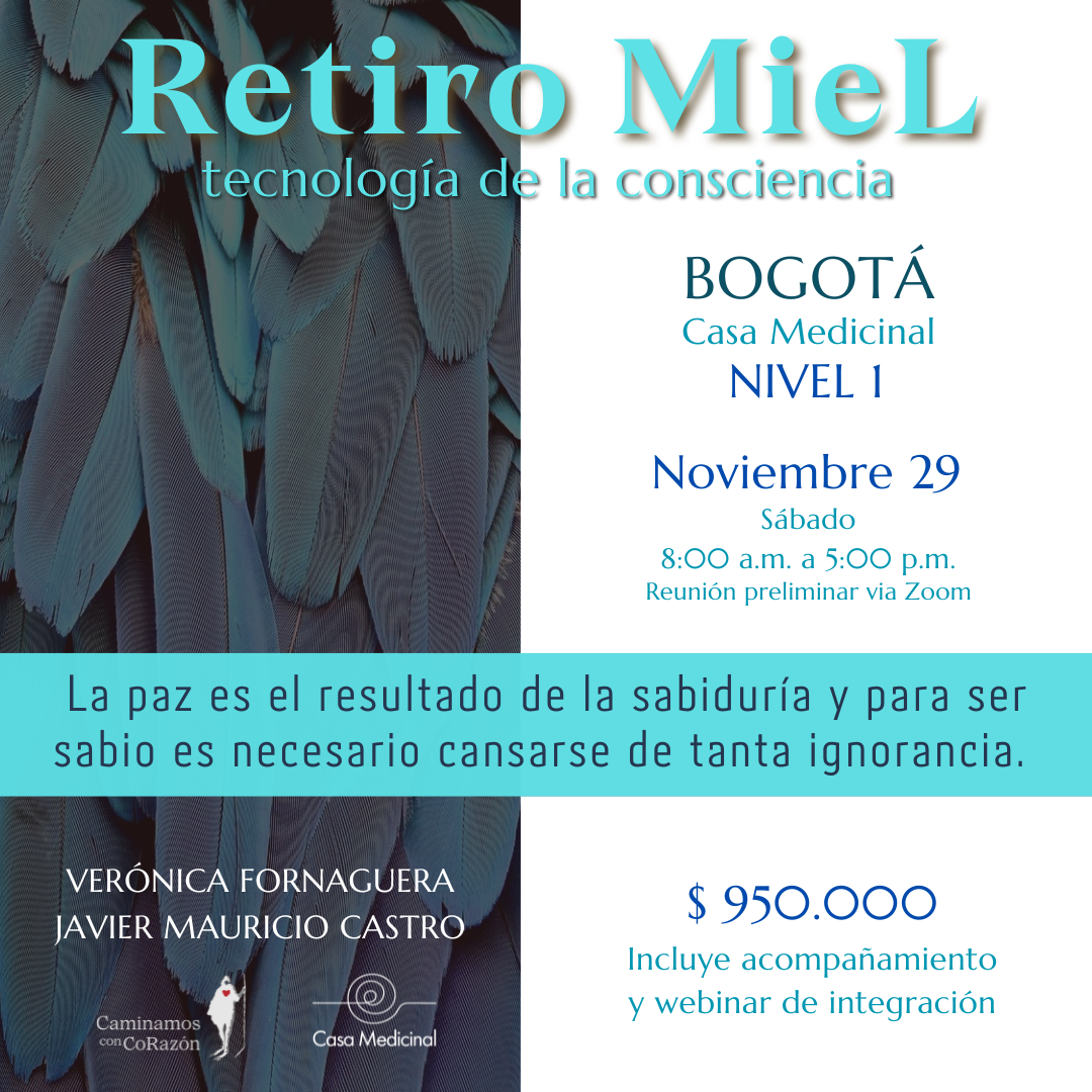 Retiro MieL para buceadores del Alma (Bogotá) - Noviembre 29