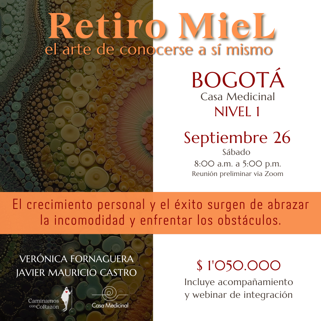 Retiro MieL para buceadores del Alma (Bogotá) - Septiembre 26